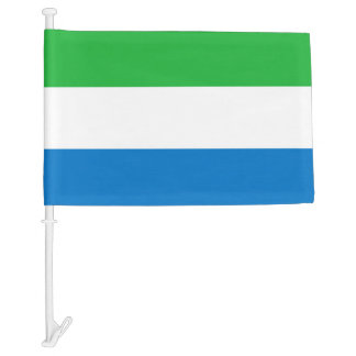 Sierra Leone Car Flag