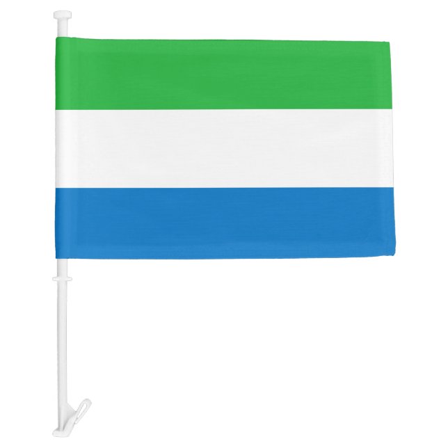 Sierra Leone Car Flag (Front)