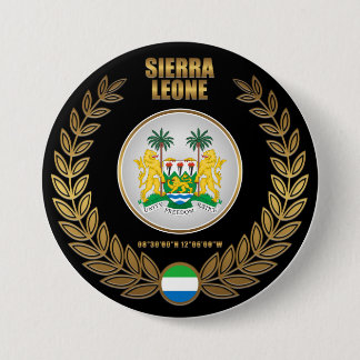 Sierra Leone Coat of Arms Button