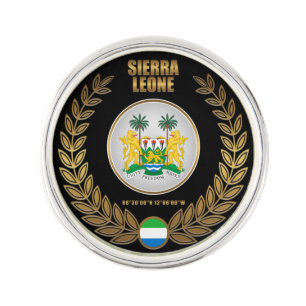 Sierra Leone Coat of Arms Lapel Pin