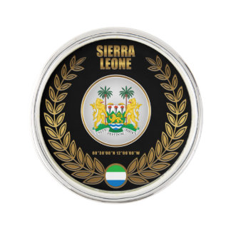 Sierra Leone Coat of Arms Lapel Pin