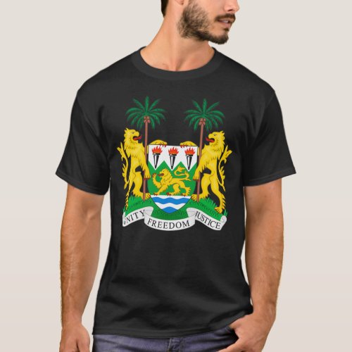 Sierra Leone Coat of Arms T_Shirt