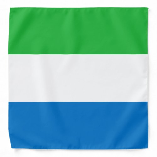 Sierra Leone Flag Bandana