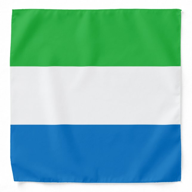 Sierra Leone Flag Bandana (Front)