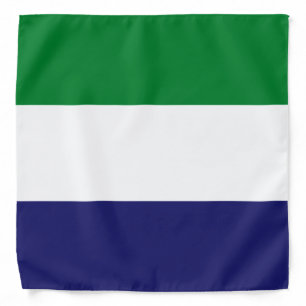 Sierra Leone Flag Bandana