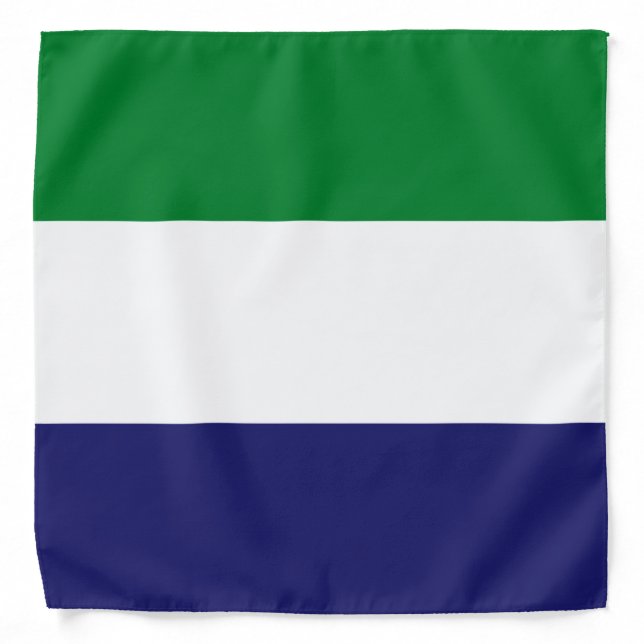 Sierra Leone Flag Bandana (Front)