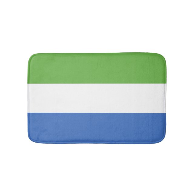 Sierra Leone flag Bath Mat (Front)