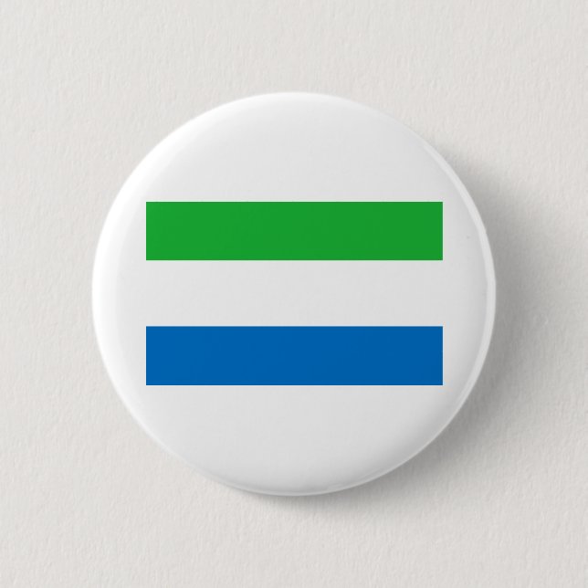 Sierra Leone Flag Button (Front)