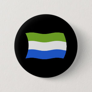 Sierra Leone Flag Button