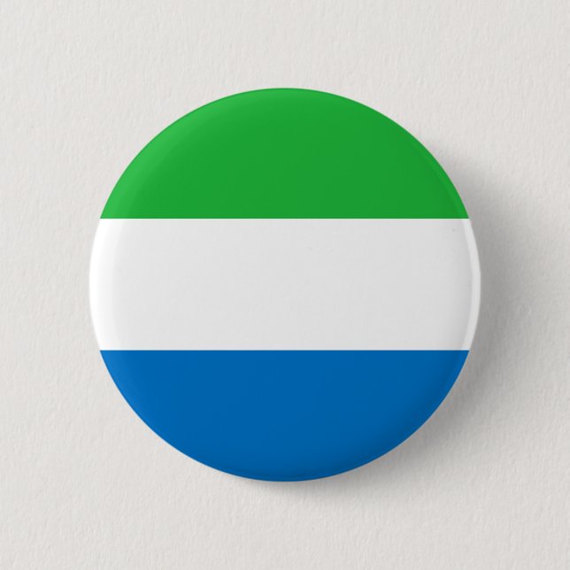 Sierra Leone Flag Button (Front)