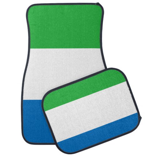 Sierra Leone flag Car Floor Mat