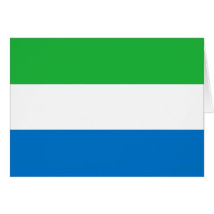 Sierra Leone Flag Cards