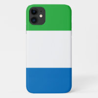 Sierra Leone flag iPhone 11 Case