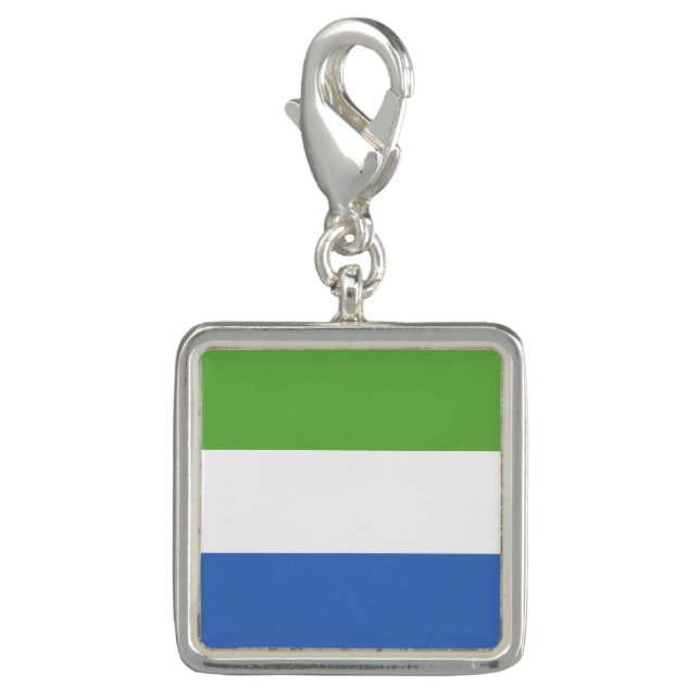 Sierra Leone flag Charm (Front)