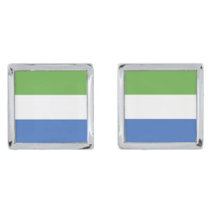 Sierra Leone flag Cufflinks