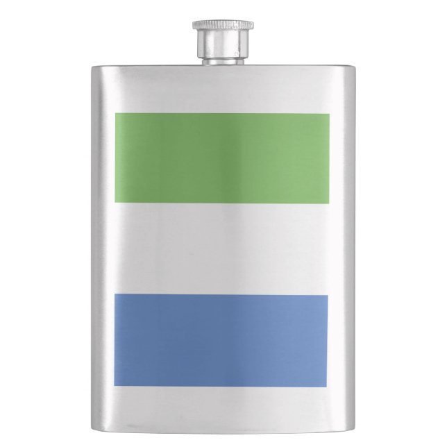 Sierra Leone flag Flask (Front)