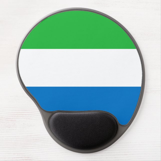Sierra Leone Flag Gel Mouse Pad (Front)