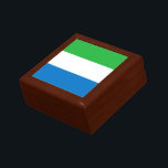 Sierra Leone Flag Gift Box<br><div class="desc">Patriotic flag of Sierra Leone.</div>