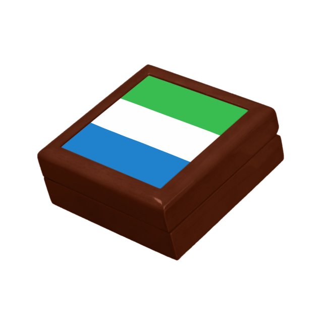 Sierra Leone Flag Gift Box (Side)