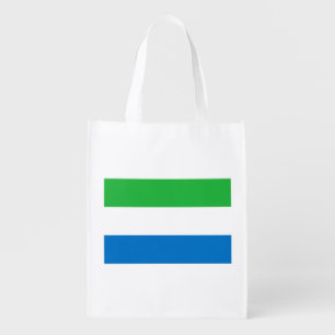 Sierra Leone Flag Grocery Bag