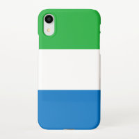Sierra Leone flag iPhone XR Case