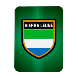 Sierra Leone Flag Magnet