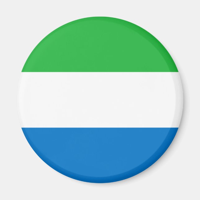 Sierra Leone Flag Magnet (Front)