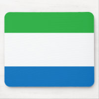 Sierra Leone flag Mouse Pad
