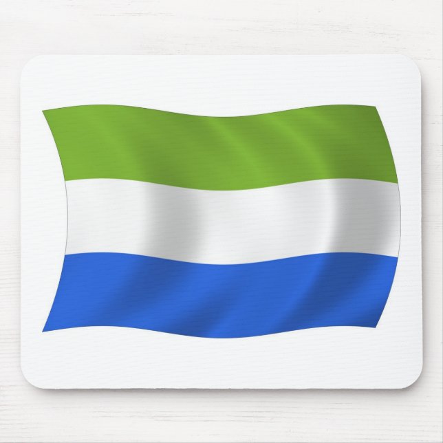 Sierra Leone Flag Mousepad (Front)