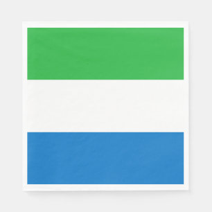 Sierra Leone Flag Napkins