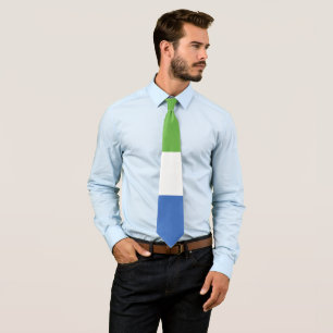 Sierra Leone flag Neck Tie