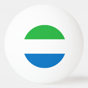 Sierra Leone Flag Ping Pong Ball