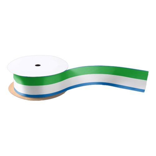 Sierra Leone Flag Satin Ribbon