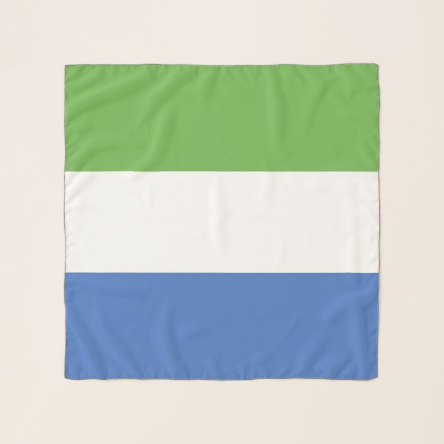 Sierra Leone flag Scarf (Front)