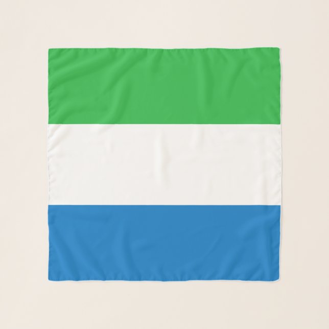 Sierra Leone Flag Scarf (Front)