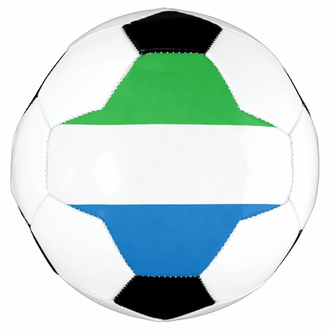 Sierra Leone Flag Soccer Ball (Front)