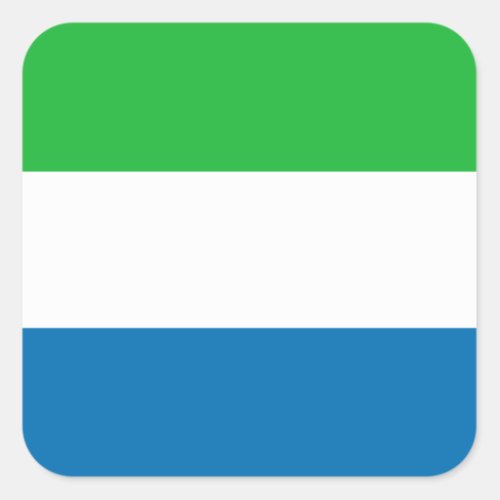 Sierra Leone Flag Sticker