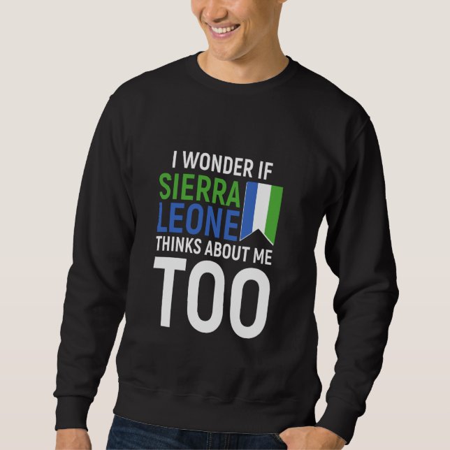 Sierra Leone Flag Sweatshirt (Front)
