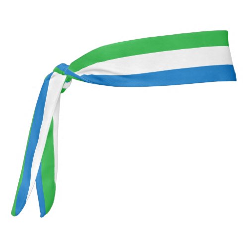 Sierra Leone Flag Tie Headband