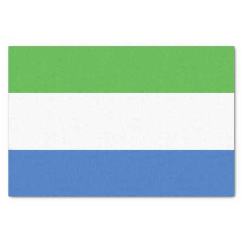 Sierra Leone Flag Tissue Paper