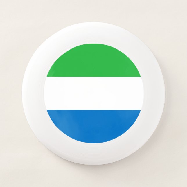 Sierra Leone Flag Wham-O Frisbee (Front)