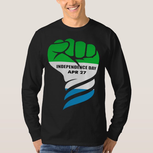 Sierra Leone independence day Black Pride Sweet Sa T-Shirt (Front)