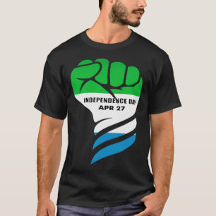 Sierra Leone independence day Black Pride Sweet Sa T-Shirt