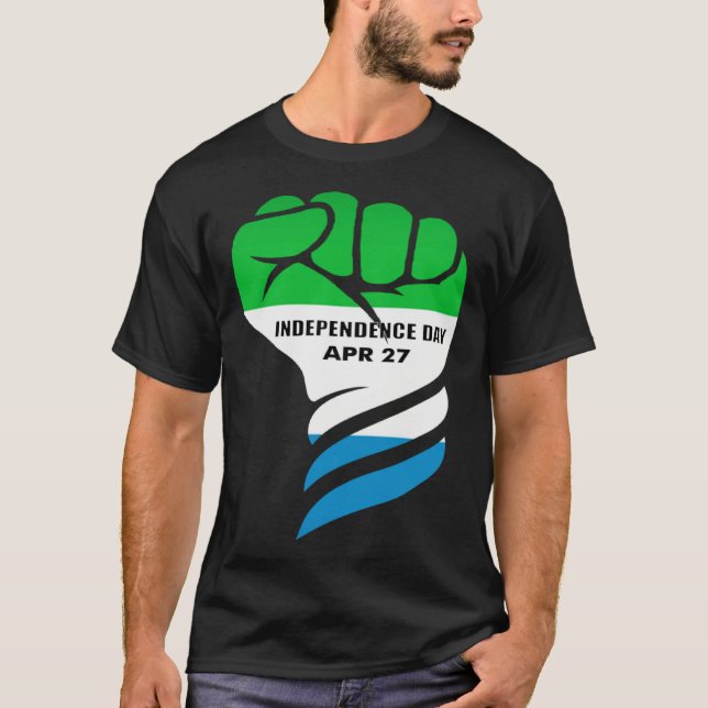 Sierra Leone independence day Black Pride Sweet Sa T-Shirt (Front)