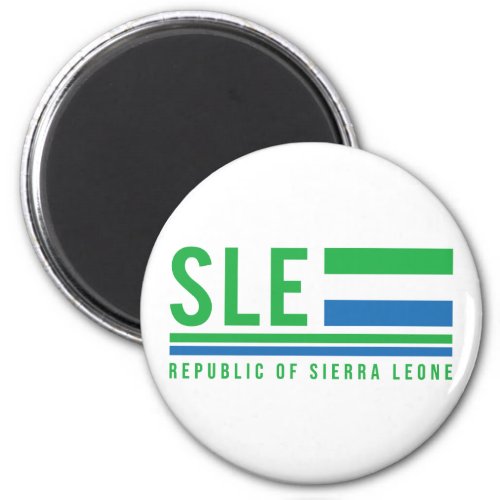 Sierra Leone ISO Code Magnet