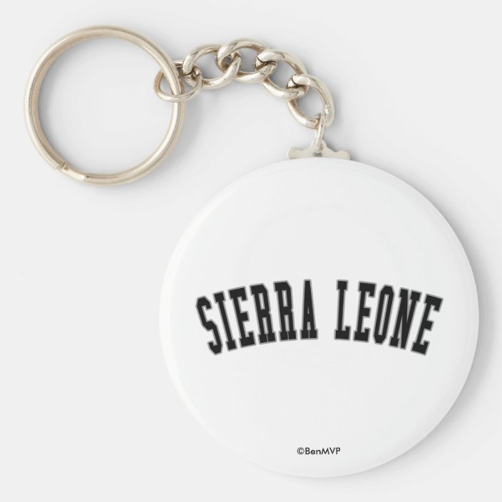 Sierra Leone Keychain
