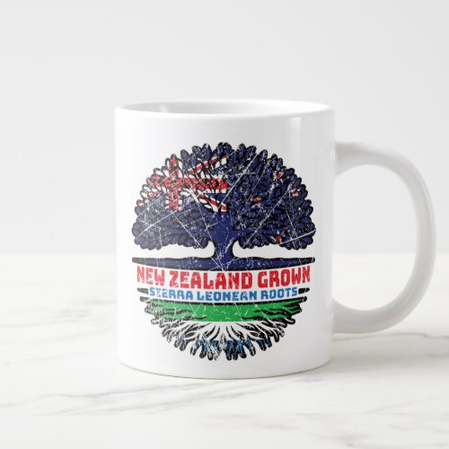 Sierra Leone Leonean New Zealander New Zealand Giant Coffee Mug