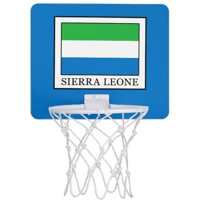 Sierra Leone Mini Basketball Hoop (Front)
