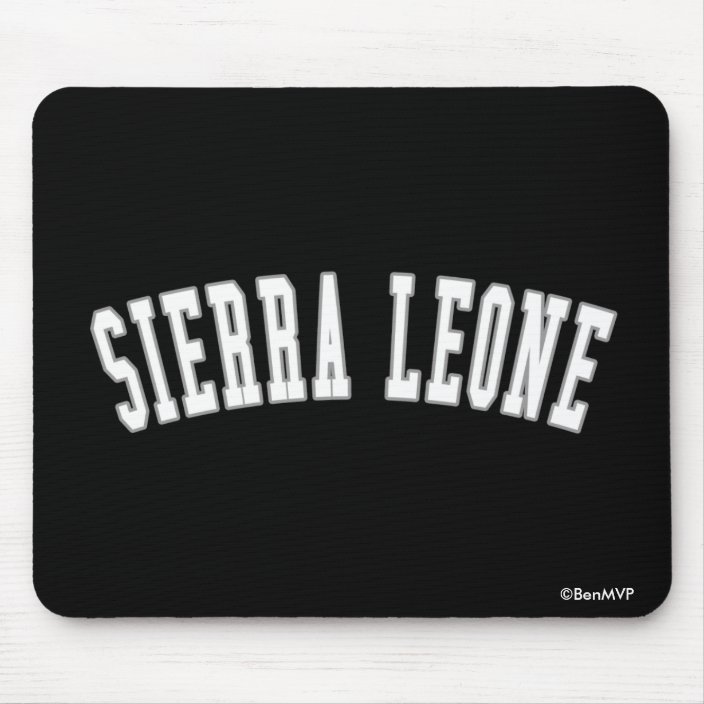 Sierra Leone Mouse Pad