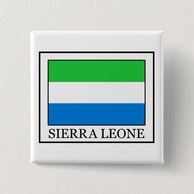 Sierra Leone Pinback Button (Front)